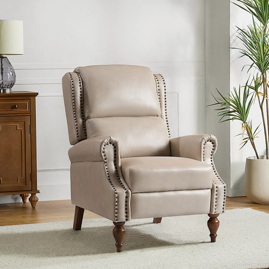 Samantha Vegan Leather Manual Recliner