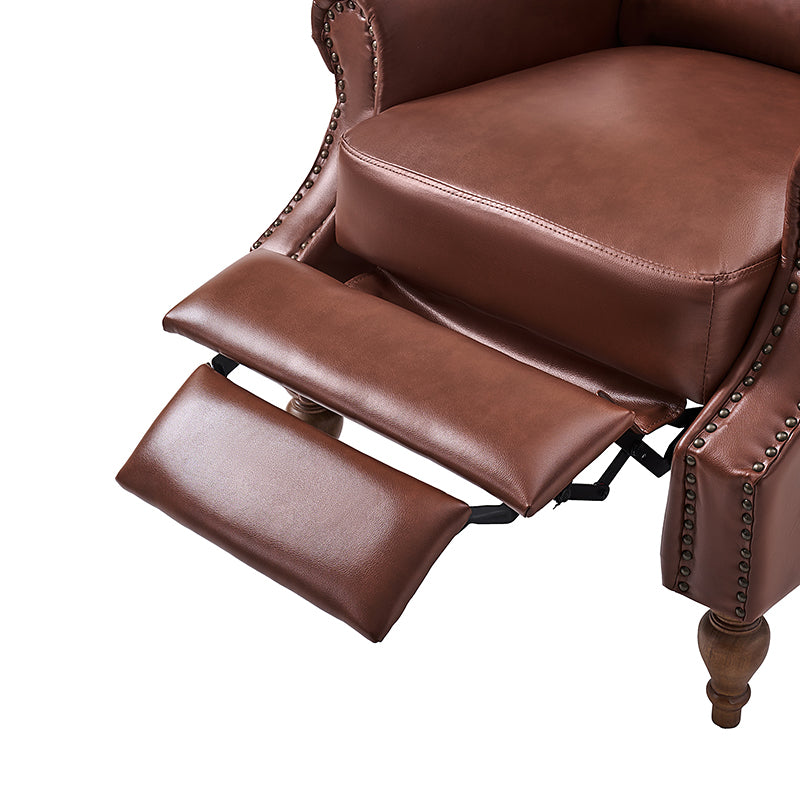 Samantha Vegan Leather Manual Recliner