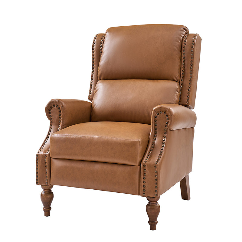 Samantha Vegan Leather Manual Recliner