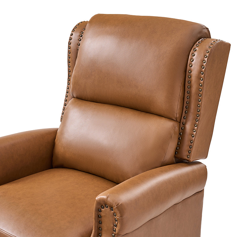 Samantha Vegan Leather Manual Recliner