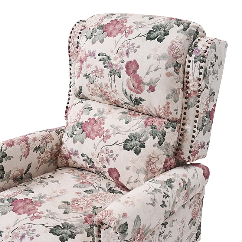 Samantha Manual Roll Arms Recliner