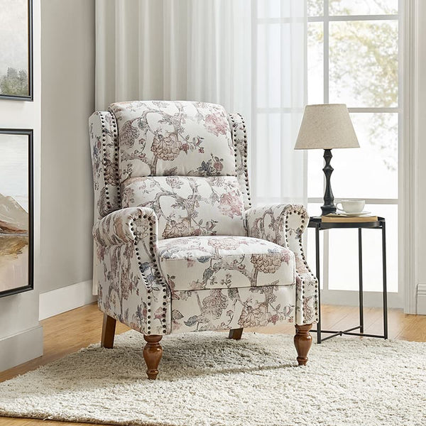 Samantha Manual Roll Arms Recliner