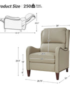 Deliat Genuine Leather Recliner