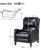 Deliat Genuine Leather Recliner