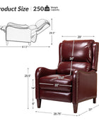 Deliat Genuine Leather Recliner