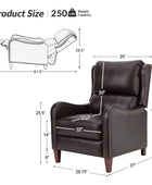 Deliat Genuine Leather Recliner