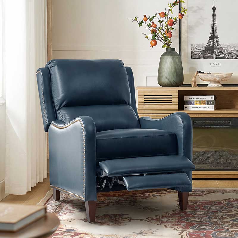 Deliat Genuine Leather Recliner Hulala Home