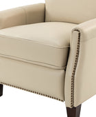 Claudia Genuine Leather Cigar Glider Recliner