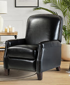 Claudia Genuine Leather Cigar Glider Recliner