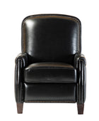 Claudia Genuine Leather Cigar Glider Recliner