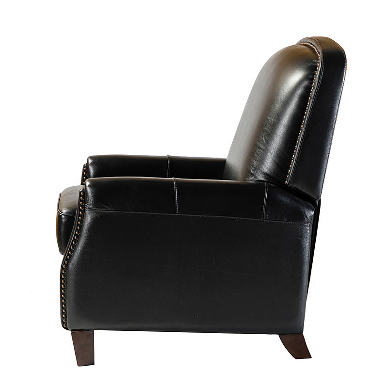 Claudia Genuine Leather Cigar Glider Recliner