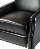 Claudia Genuine Leather Cigar Glider Recliner