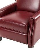 Claudia Genuine Leather Cigar Glider Recliner