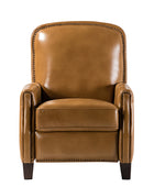 Claudia Genuine Leather Cigar Glider Recliner