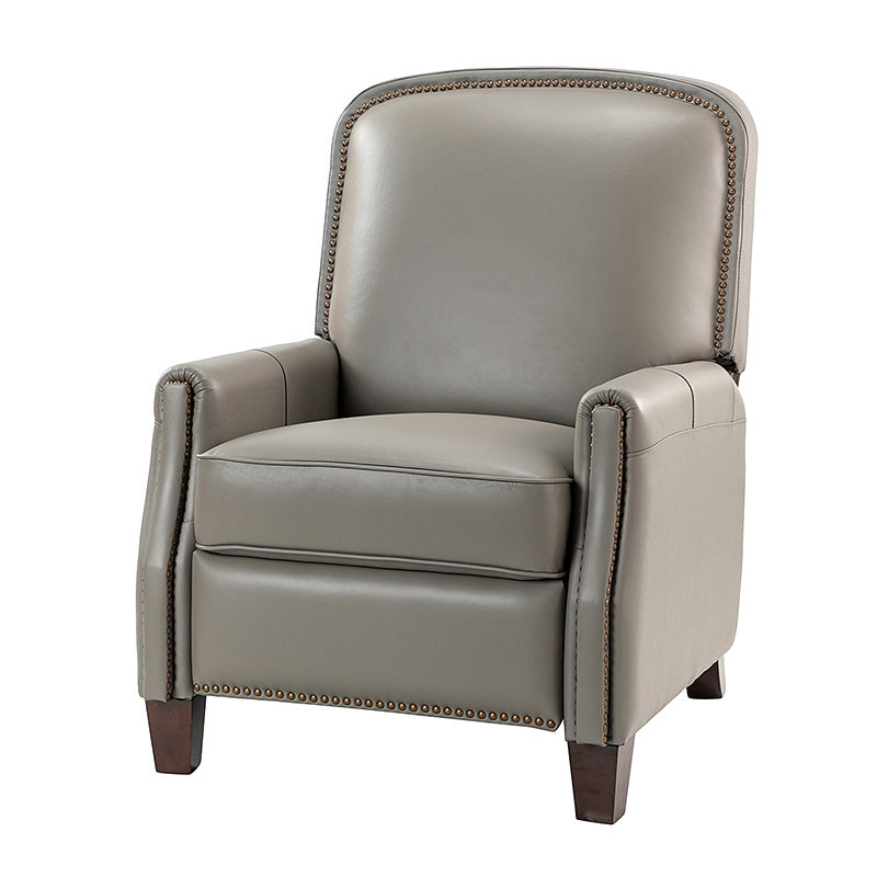 Claudia Genuine Leather Cigar Glider Recliner