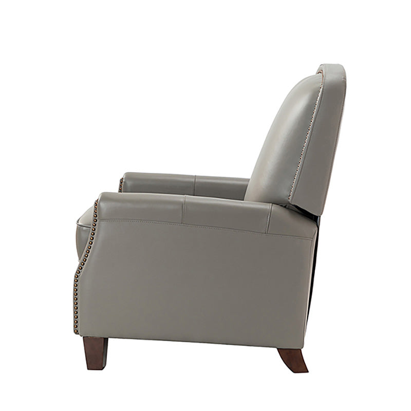 Claudia Genuine Leather Cigar Glider Recliner