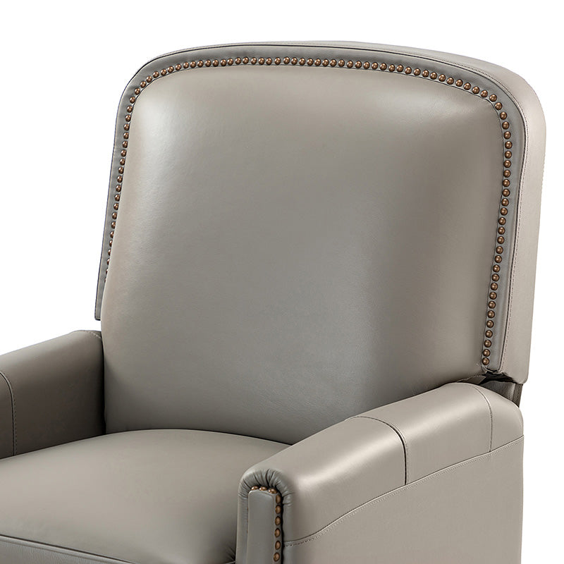 Claudia Genuine Leather Cigar Glider Recliner