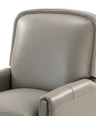 Claudia Genuine Leather Cigar Glider Recliner