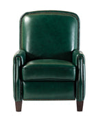 Claudia Genuine Leather Cigar Glider Recliner