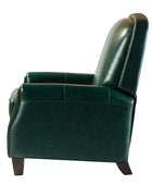 Claudia Genuine Leather Cigar Glider Recliner