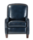 Claudia Genuine Leather Cigar Glider Recliner