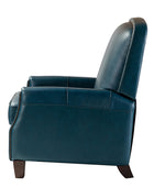 Claudia Genuine Leather Cigar Glider Recliner