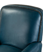 Claudia Genuine Leather Cigar Glider Recliner