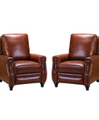 Annabelle Genuine Leather Recliner Chair(Optional Types)