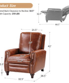 Annabelle Genuine Leather Recliner Chair(Optional Types)