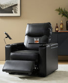 Iliana Electric Genuine Leather Recliner with Small Table and Phone Holder