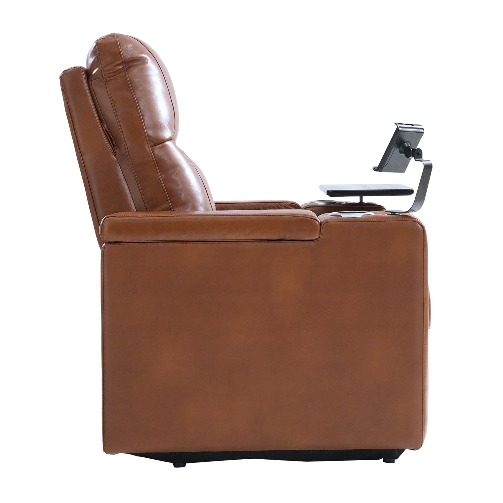 Iliana Electric Genuine Leather Recliner with Small Table and Phone Holder