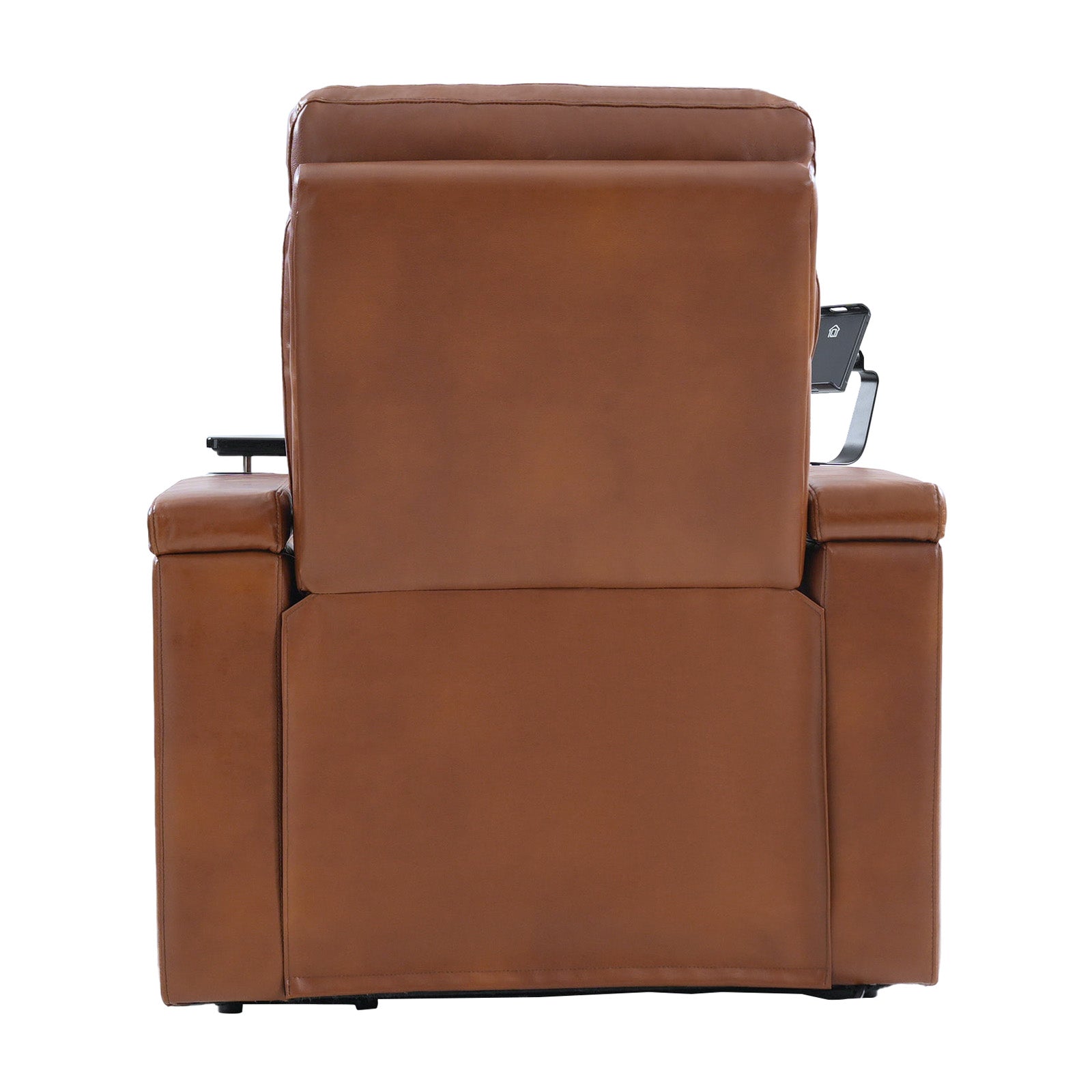 Iliana Electric Genuine Leather Recliner with Small Table and Phone Holder