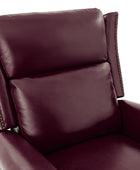 Martina Genuine Leather Manual Swivel Glider Recliner