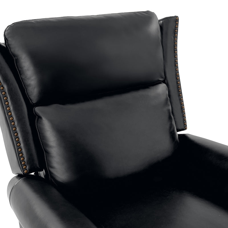 Martina Genuine Leather Manual Swivel Glider Recliner