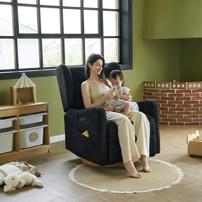 Rex Swivel Nursery Glider Recliner Chair