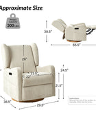 Rex Swivel Nursery Glider Recliner Chair