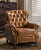 Gabrielle Genuine Leather Oversized Recliner