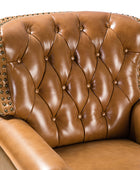 Gabrielle Genuine Leather Oversized Recliner