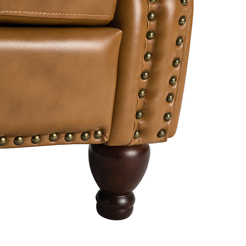 Gabrielle Genuine Leather Oversized Recliner