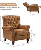 Gabrielle Genuine Leather Oversized Recliner