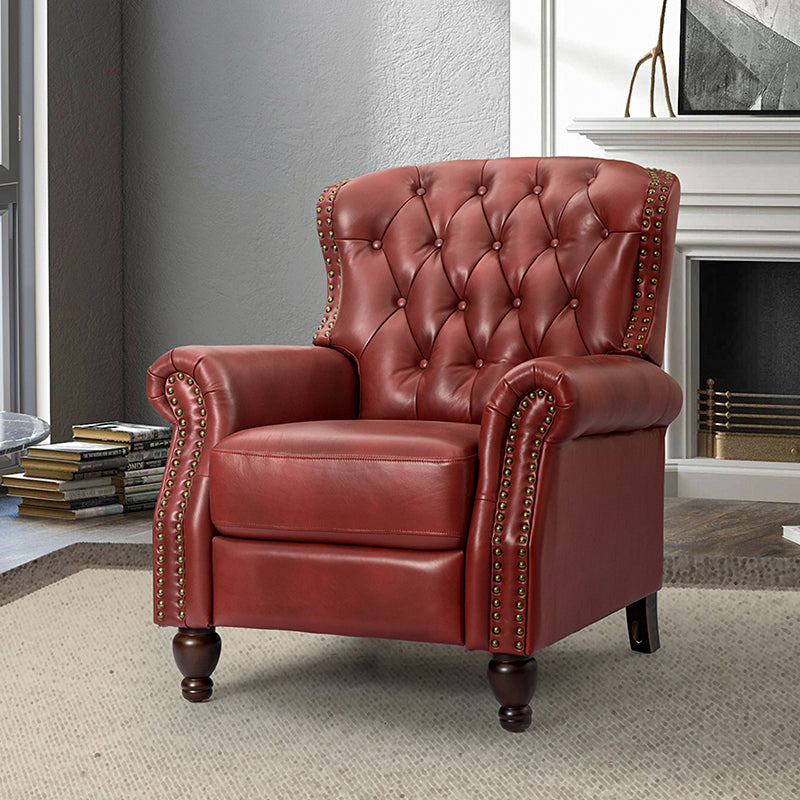 Tufted discount power recliner