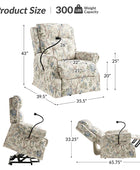 Harold Lift Assist Power Recliner With Massage Heat And Manual Headrest