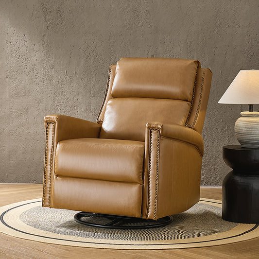 Anton Traditional Design Swivel and Rocker Power Recliner