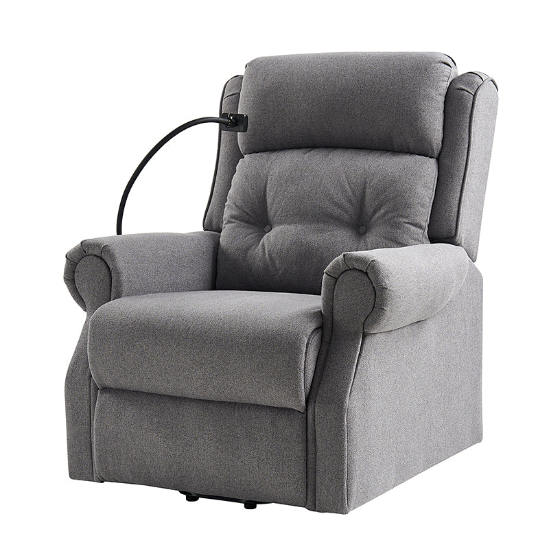 Hector Lift Assist Power Recliner With Massage Heat And Manual Headrest