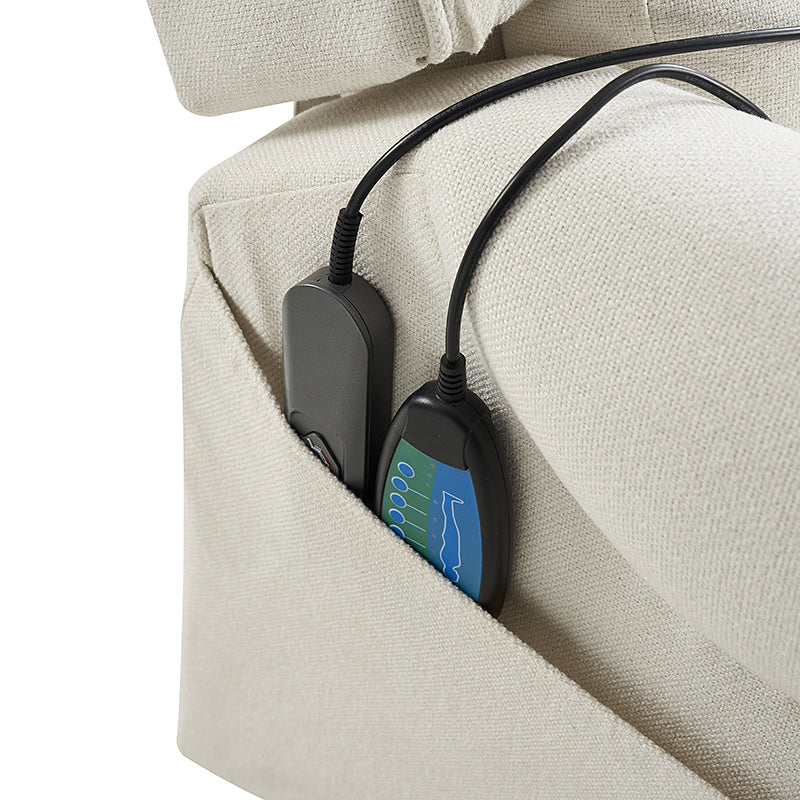 Hector Lift Assist Power Recliner With Massage Heat And Manual Headrest