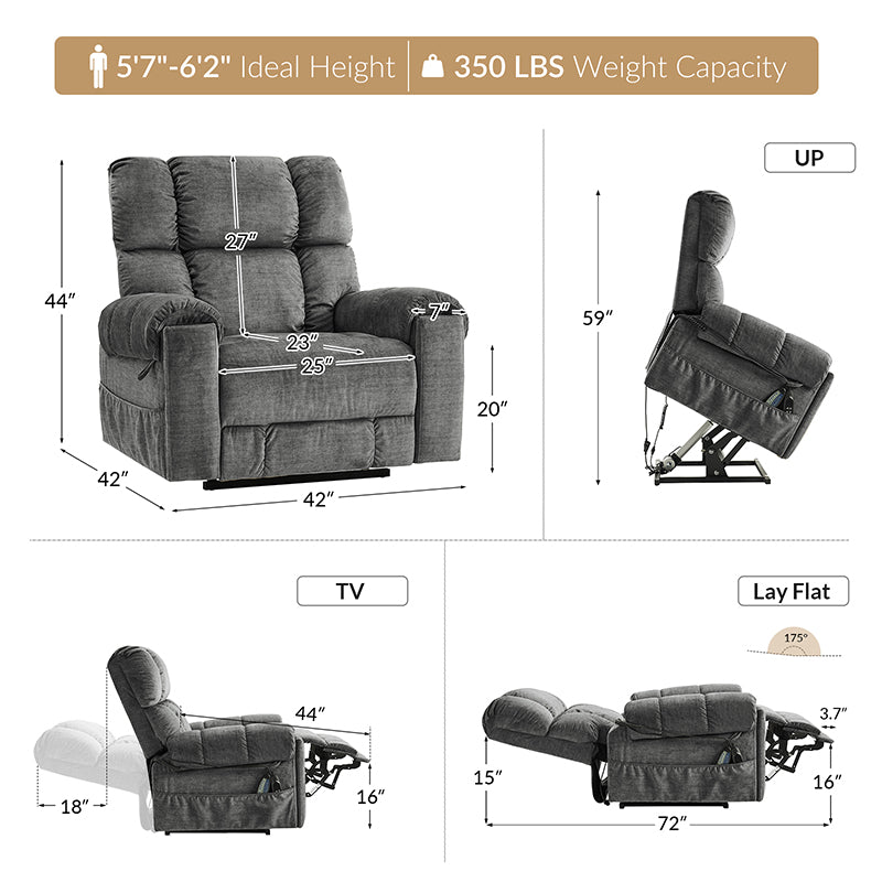 Harold Thera-Massage Premium Infinite Position Lift Chair