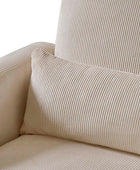 Richard Modern Solid Wood Rocking Chair with Lumbar Pillow