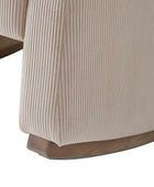 Richard Modern Solid Wood Rocking Chair with Lumbar Pillow