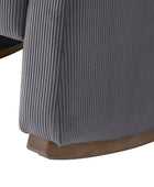 Richard Modern Solid Wood Rocking Chair with Lumbar Pillow