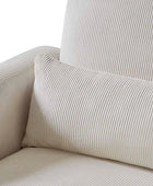 Richard Modern Solid Wood Rocking Chair with Lumbar Pillow